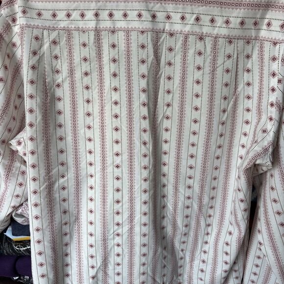 VIntage 90s Fink Classics Mens Shirt Plaid Red Flannel Button Up Medium USA - Picture 6 of 6